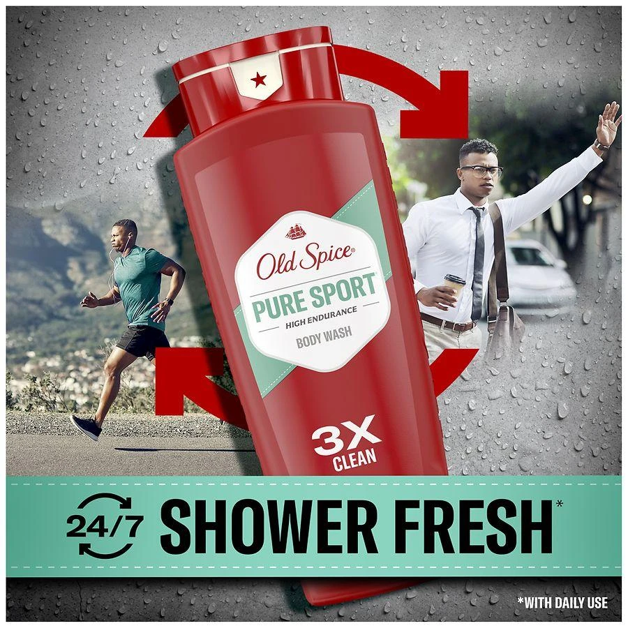 Old Spice High Endurance Body Wash For Men Pure Sport 4