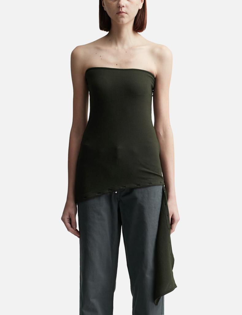 PALOMA WOOL｜DRESSES (Salina (TD7804-209)) SALINA-Mini dress with long sleeves and an open neckline