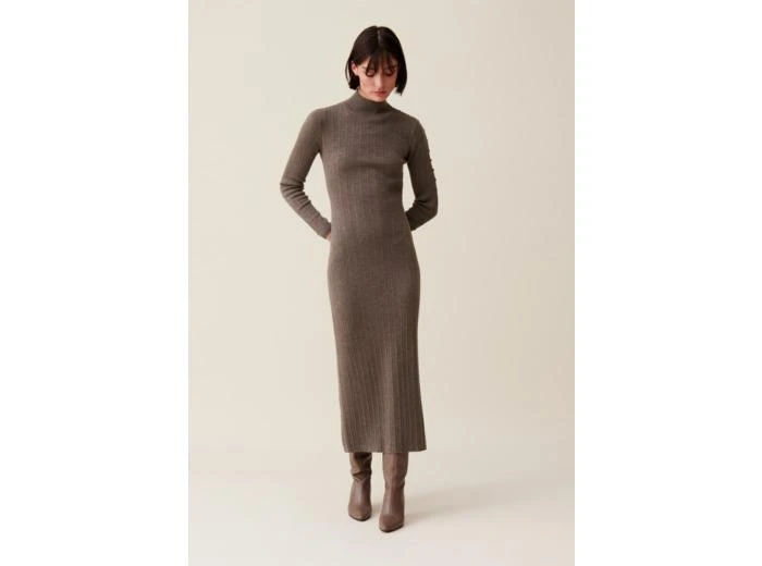 Claudie Pierlot Robe maille col montant 1