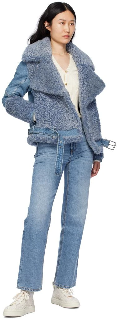 Chloé White V-Neck Cardigan 4