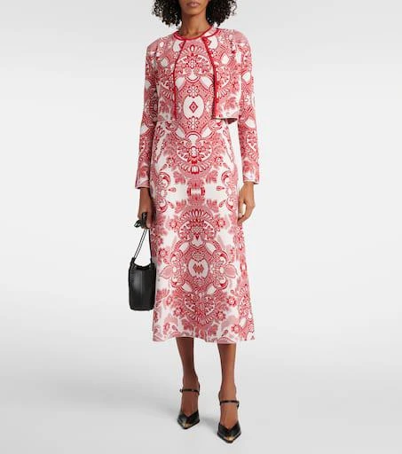 ETRO Paisley cropped cardigan 2