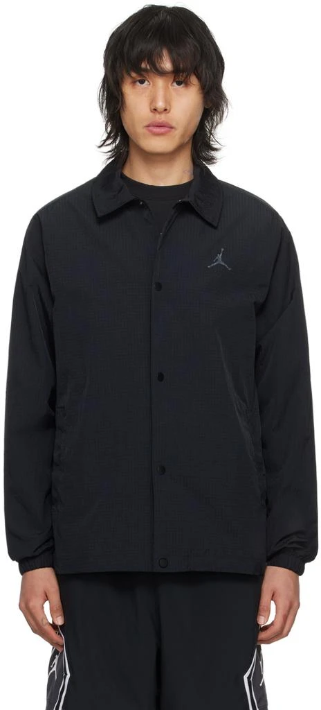 Jordan Black Coaches Jacket 1