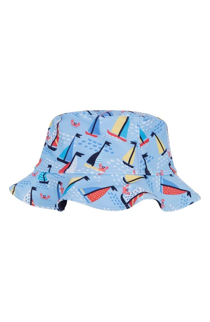 Andy & Evan One-Piece Rashguard Swimsuit & Hat Set 4