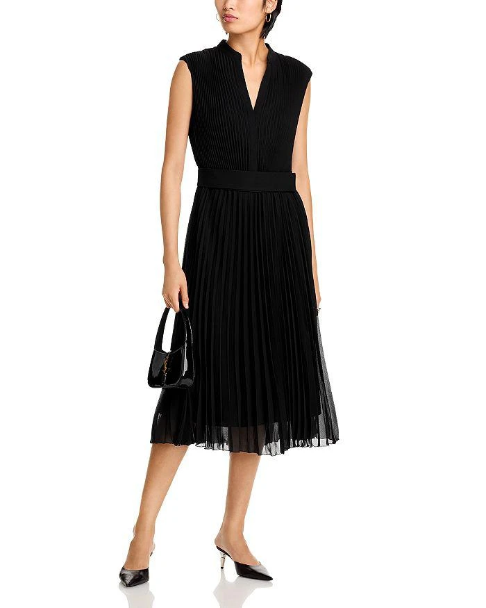 Hugo Boss Diloh2 Plissé Crepe Midi Dress 3