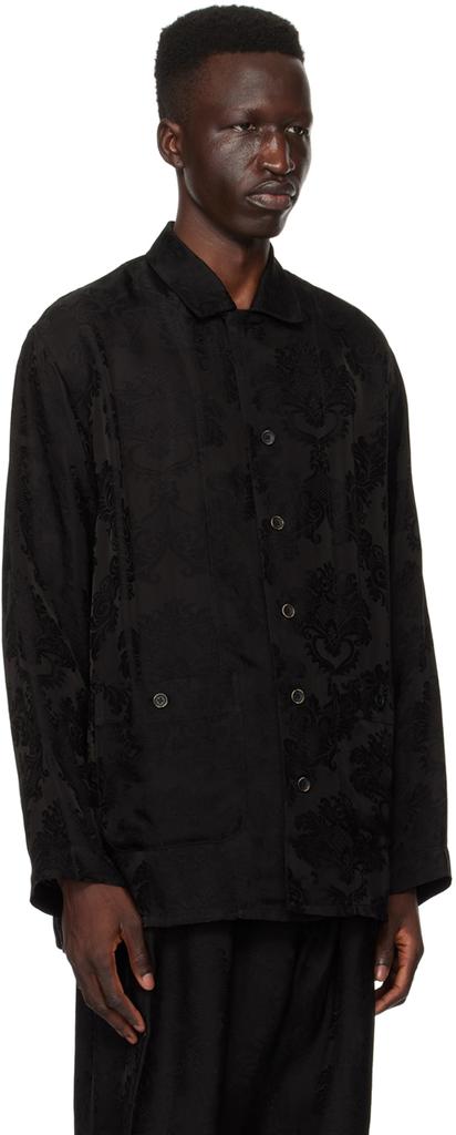 UMA WANG Black Theo Shirt