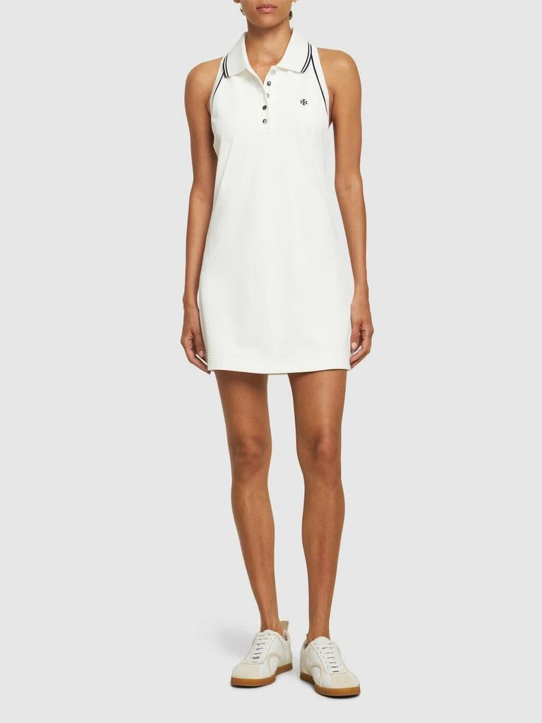 Tory Sport Sleeveless Piquet Polo Mini Dress 1