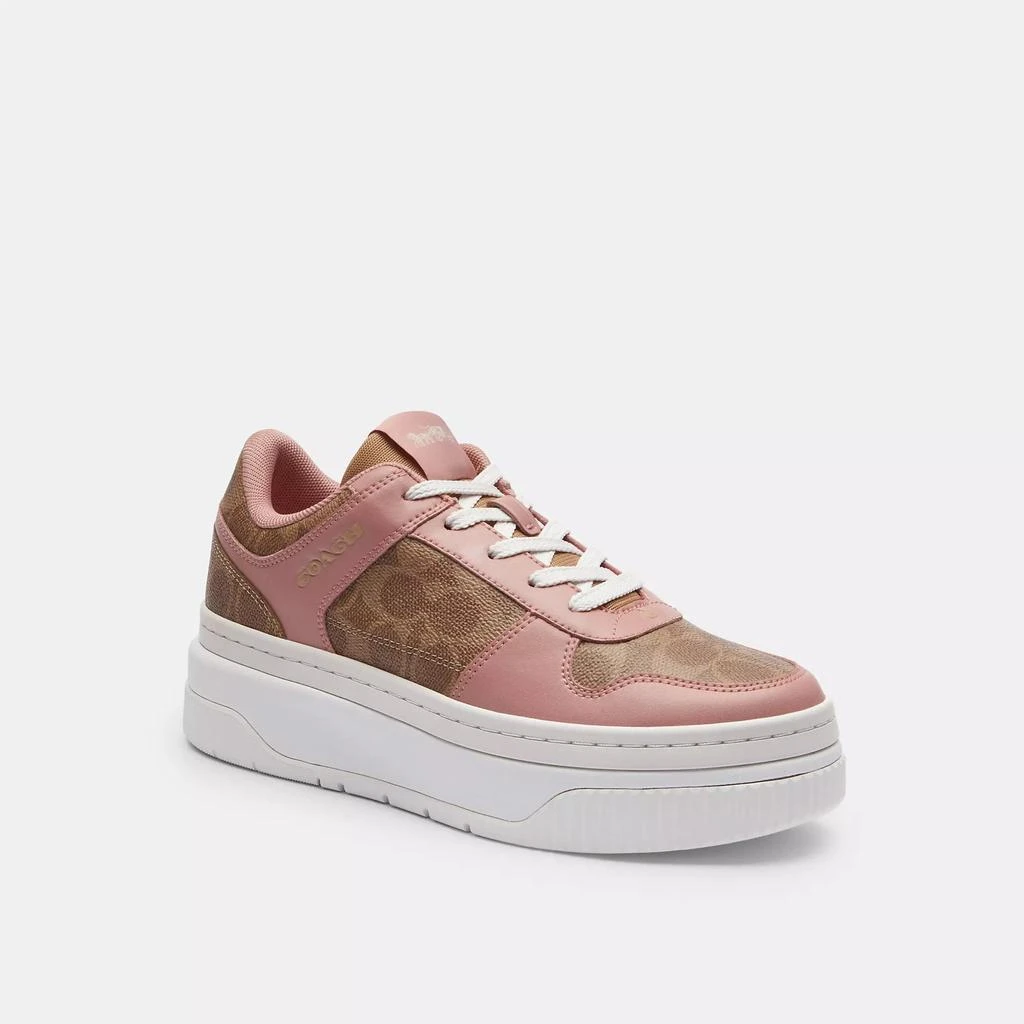 Coach Platform Sneaker In Signature Canvas 1