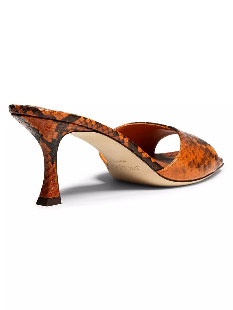 Jimmy Choo Skye Snake-Print Leather Mules 3