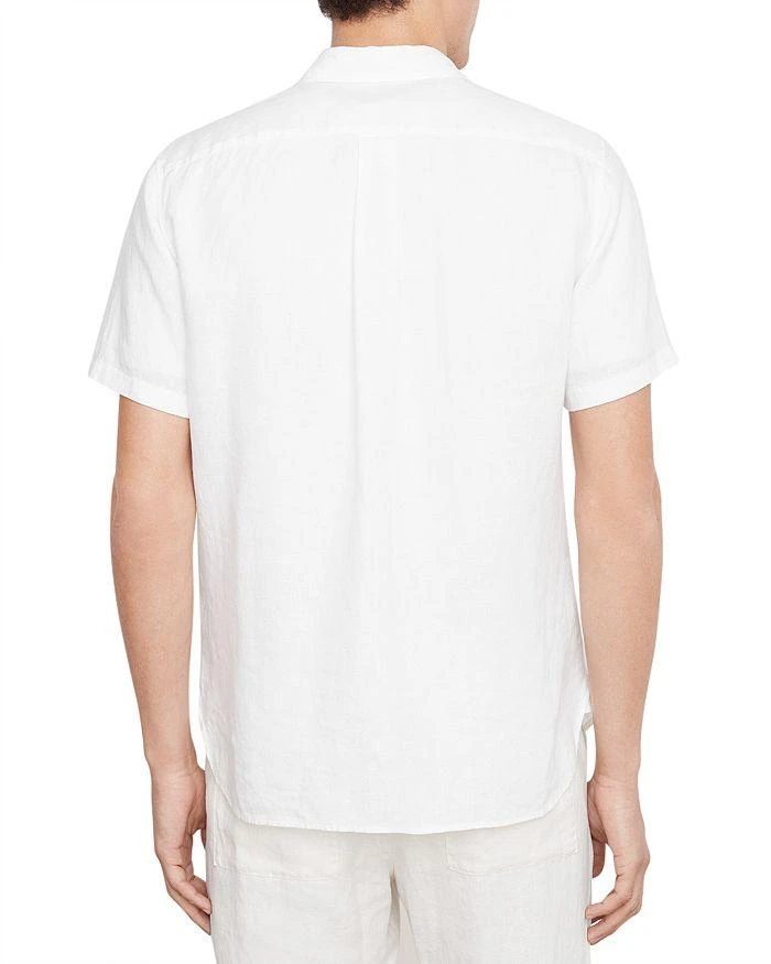 Vince Short Sleeve Linen Shirt 4