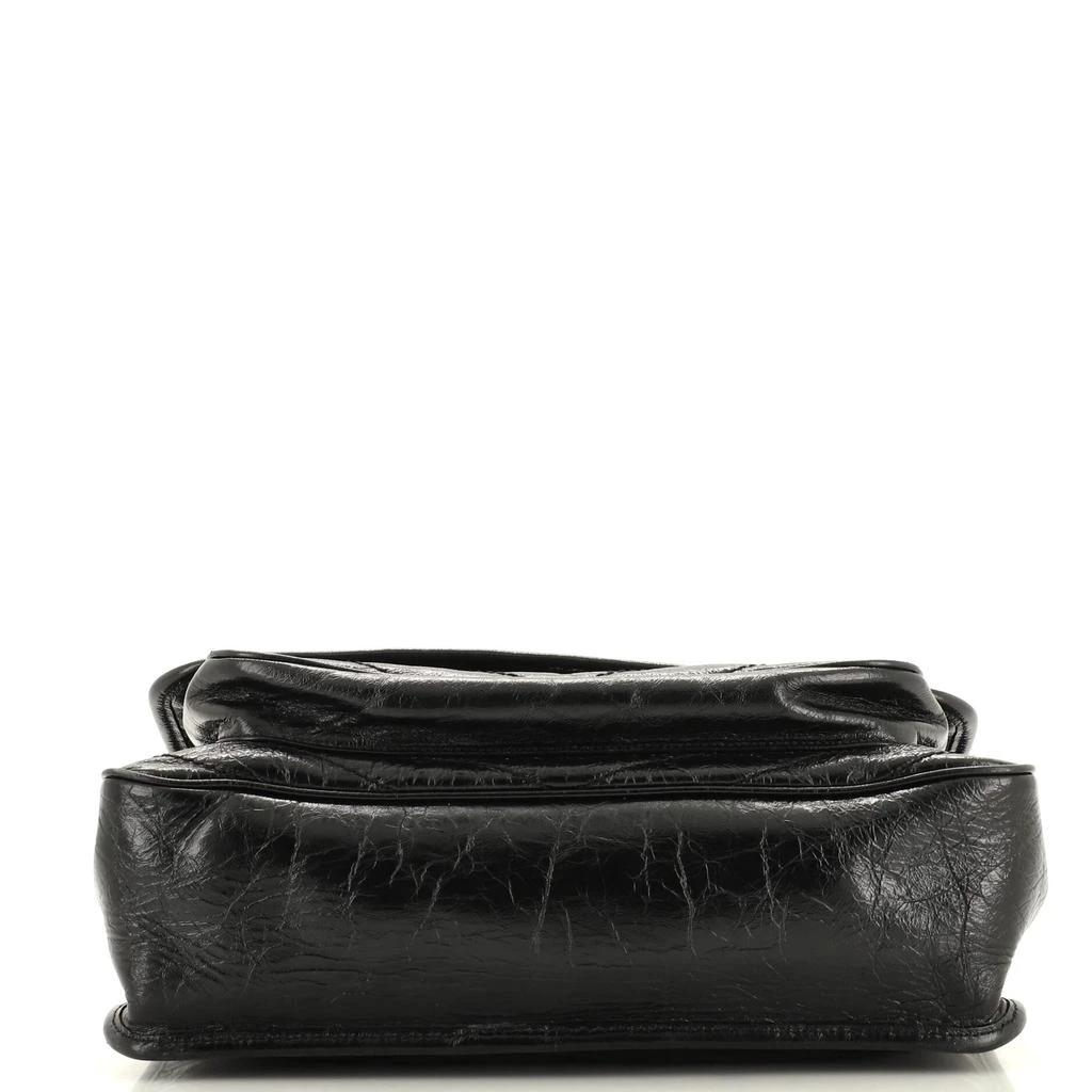Yves Saint Laurent Niki Chain Flap Bag Matelasse Chevron Leather Medium 4