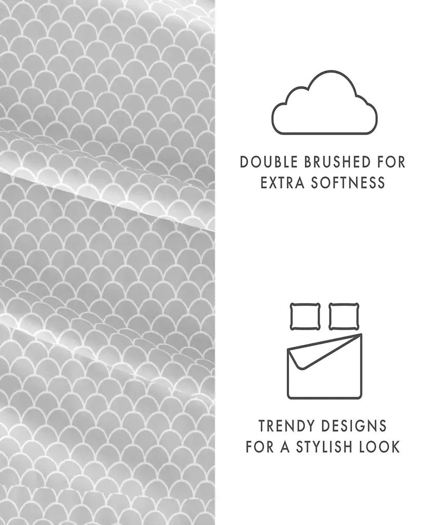 IENJOY HOME The Farmhouse Chic Premium Ultra Soft Pattern 3-Pc. Sheet Set, Twin 7