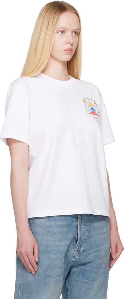 Casablanca White 'Casa Way' Mountain T-shirt