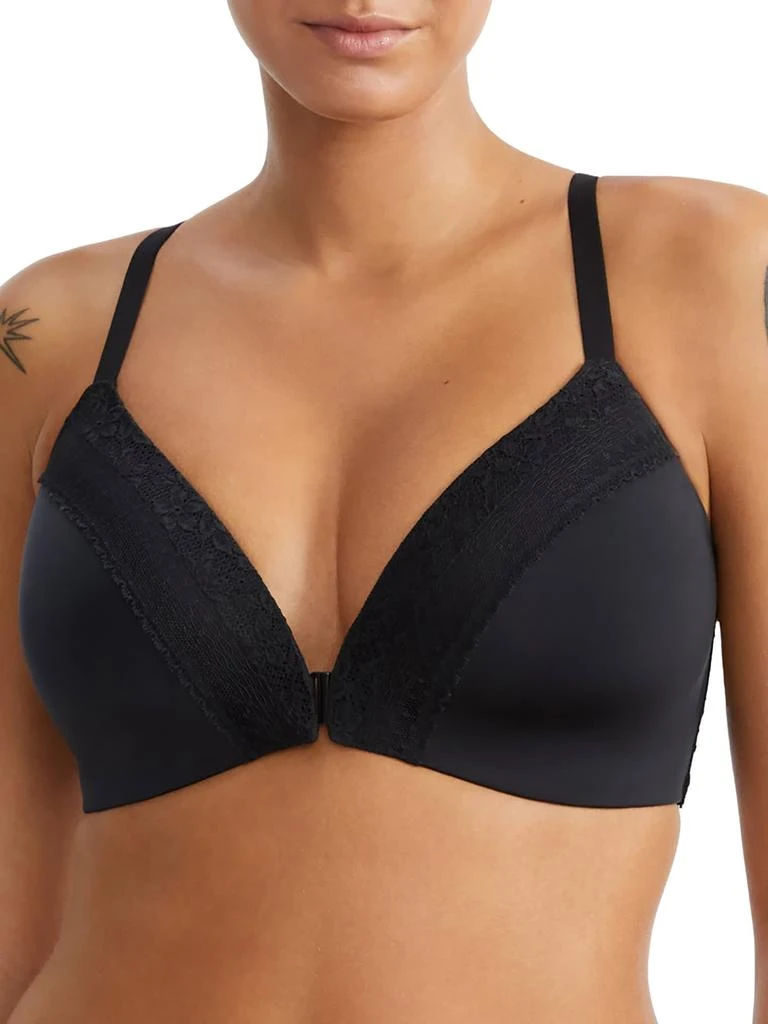 Bare Women
s The Wire-Free Front Close Bra with Lace