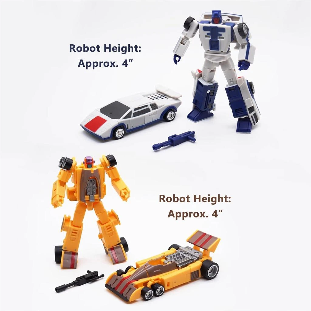 HAKIGO HAKIGO Deformation Combination Toy 5 in 1 Mini Action Figure Robot Car for Adults Kids 7