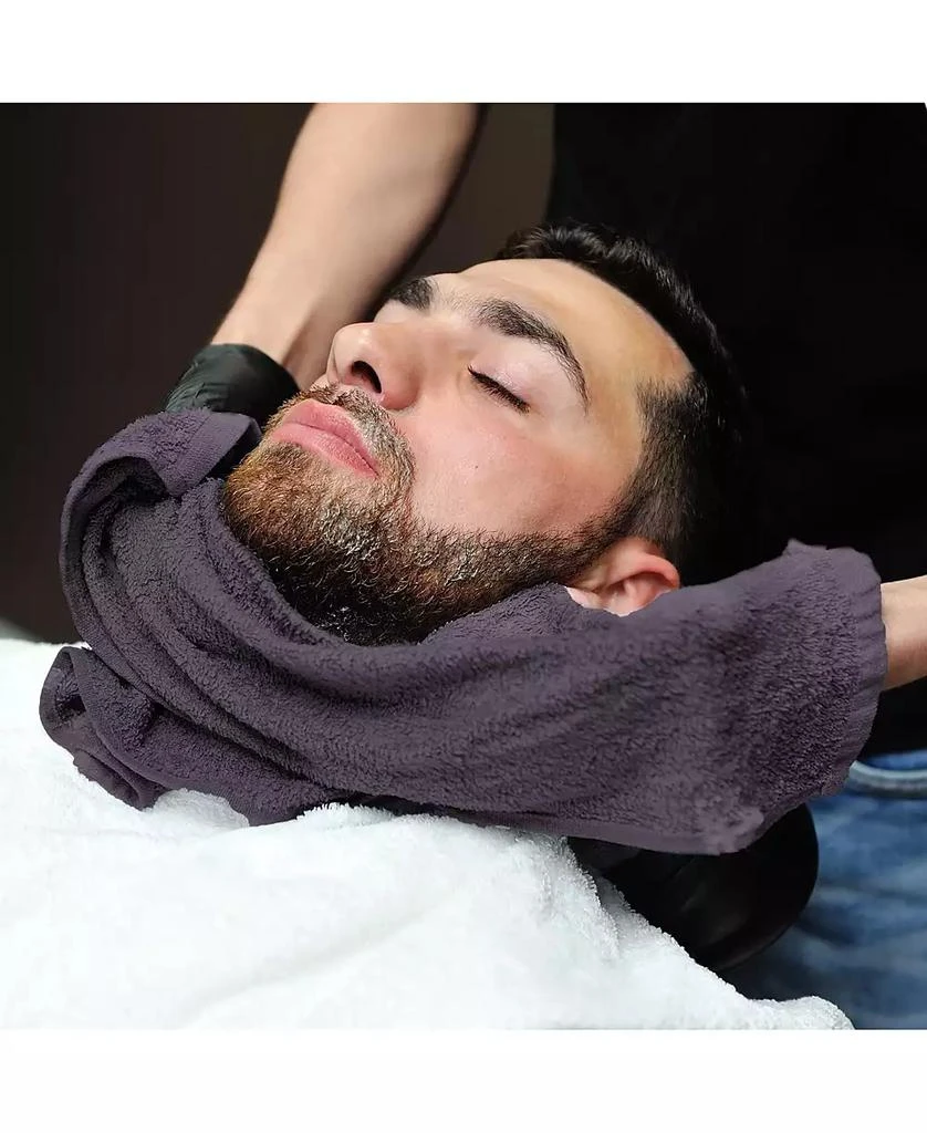 Arkwright Home Bleach-Safe Cotton Salon Towels (12 Pack), Jr. Size 16x27 in., Solid Color, Absorbent Hair Drying Towel, Perfect for Salon and Spa 6