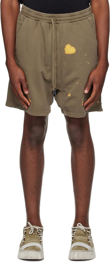 11 by Boris Bidjan Saberi Khaki P27 Shorts