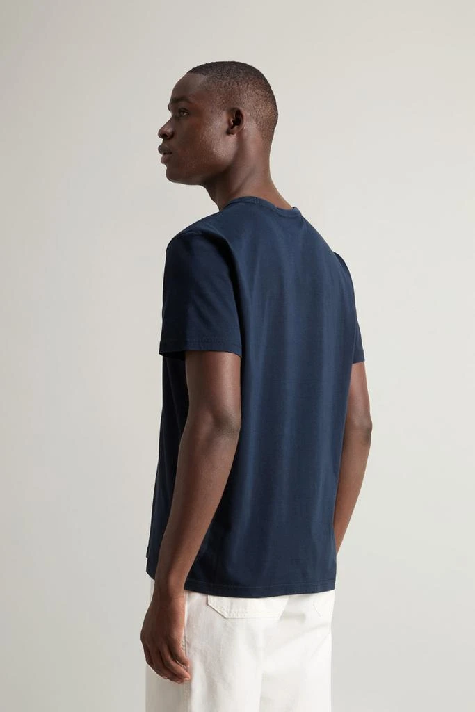 Woolrich Pure Cotton Sheep T-shirt with Patch - Men - Red 3