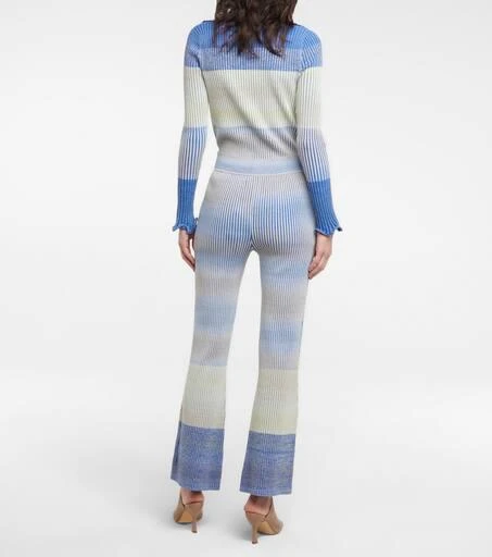 Jonathan Simkhai Havyn striped cotton-blend pants 3