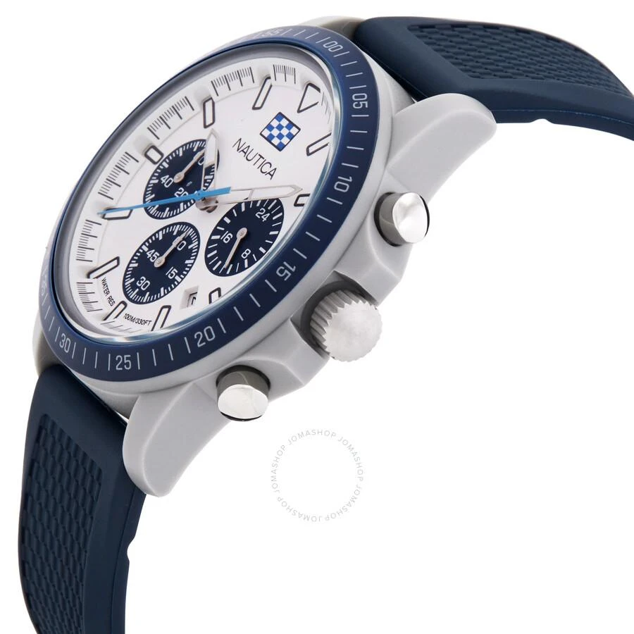 Nautica One Chronograph Quartz White Dial Men's Watch NAPNOF3S1 2