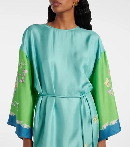 green emerald velvet dress Daria Cotton Dress main image 1