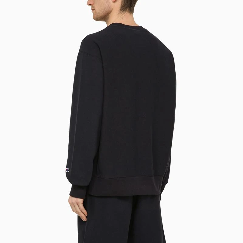 CHAMPION Blue cotton blend crew-neck sweatshirt 3
