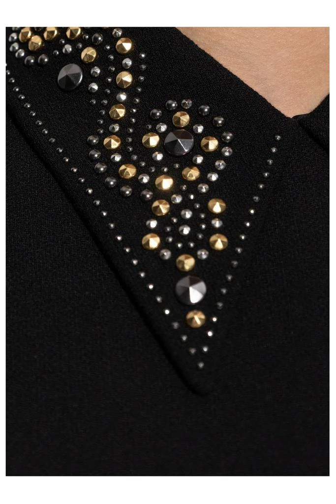 Versace Versace Embellished Short-Sleeved Mini Dress 5