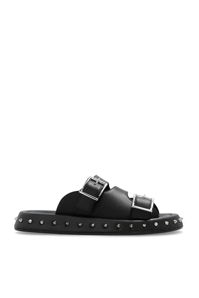Alexander McQueen Leather Slides 1
