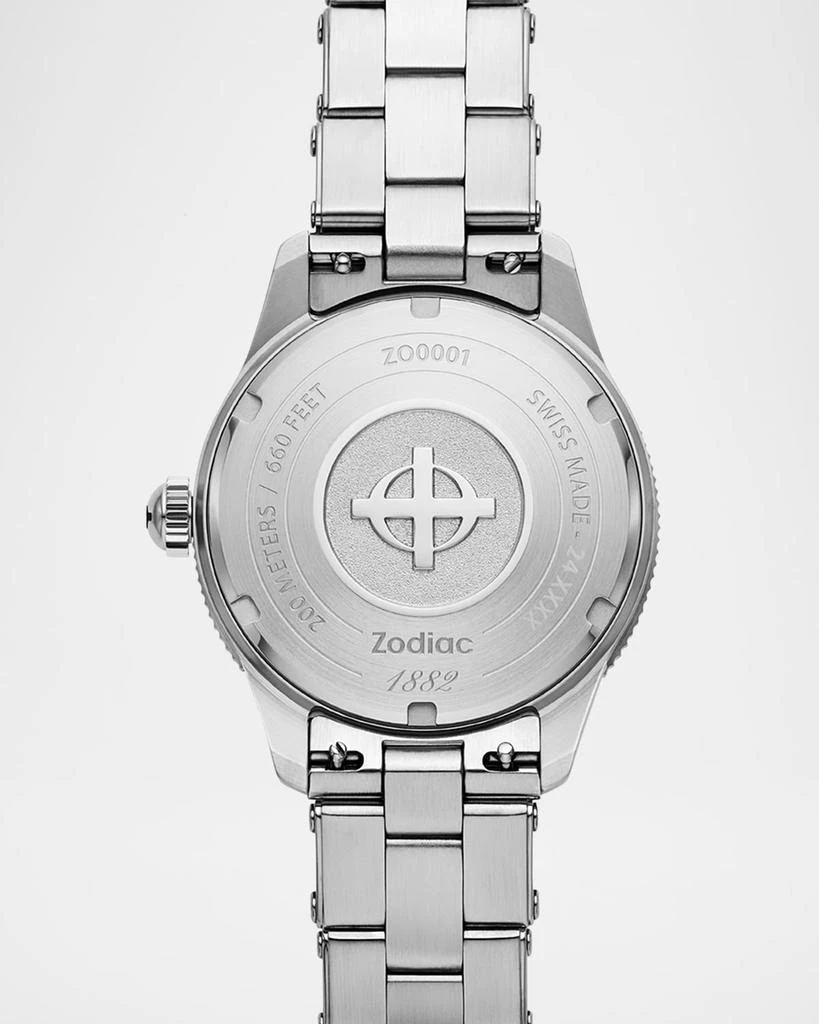 ZODIAC Men's Ref. 691 Manual Wind Stainless Steel Bracelet Watch 6