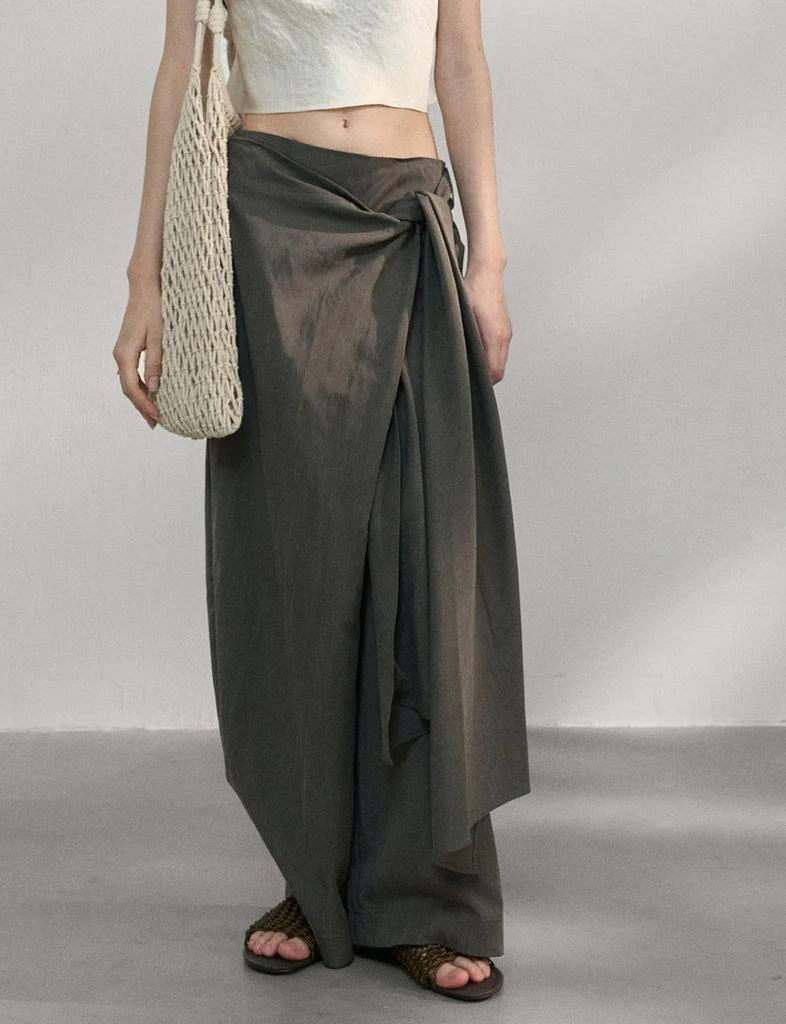 Pixie Market Side-Tie Wrap Pants 5