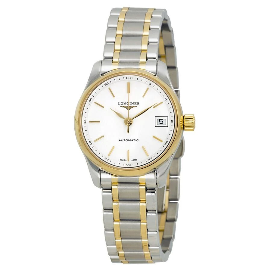 Longines Master Automatic White Dial Ladies Watch L21285127 1