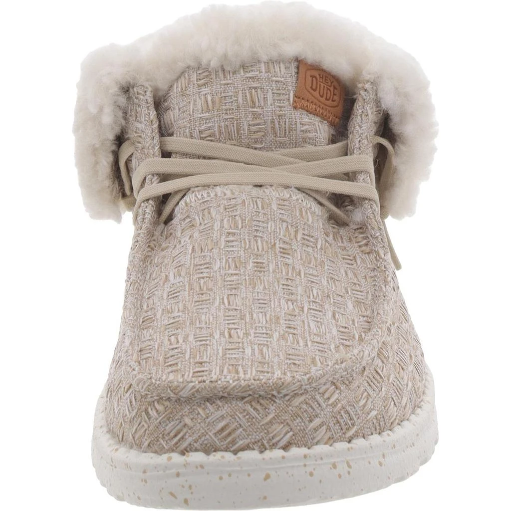 Hey Dude Wendy Fold Stitch Womens Faux Fur Cozy Casual And Fashion Sneakers 3