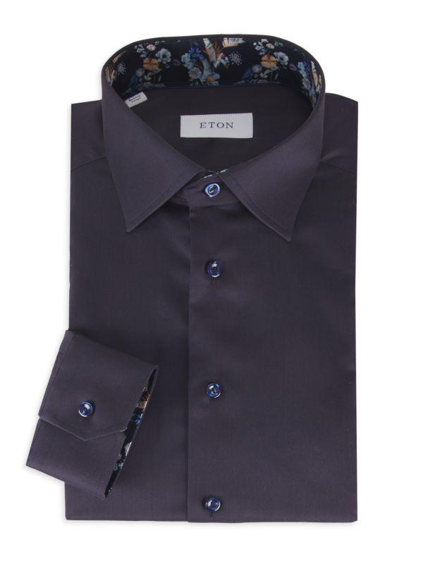 Eton Cotton Contemporary-Fit Dress Shirt