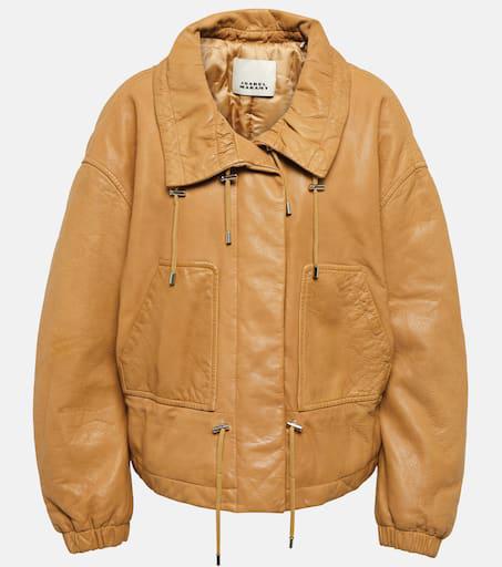 ISABEL MARANT エロレカコトラウサ 23EPA0099FAA2G02I 23EC Isabel Marant Akirasga leather jacket - Jackets - Free