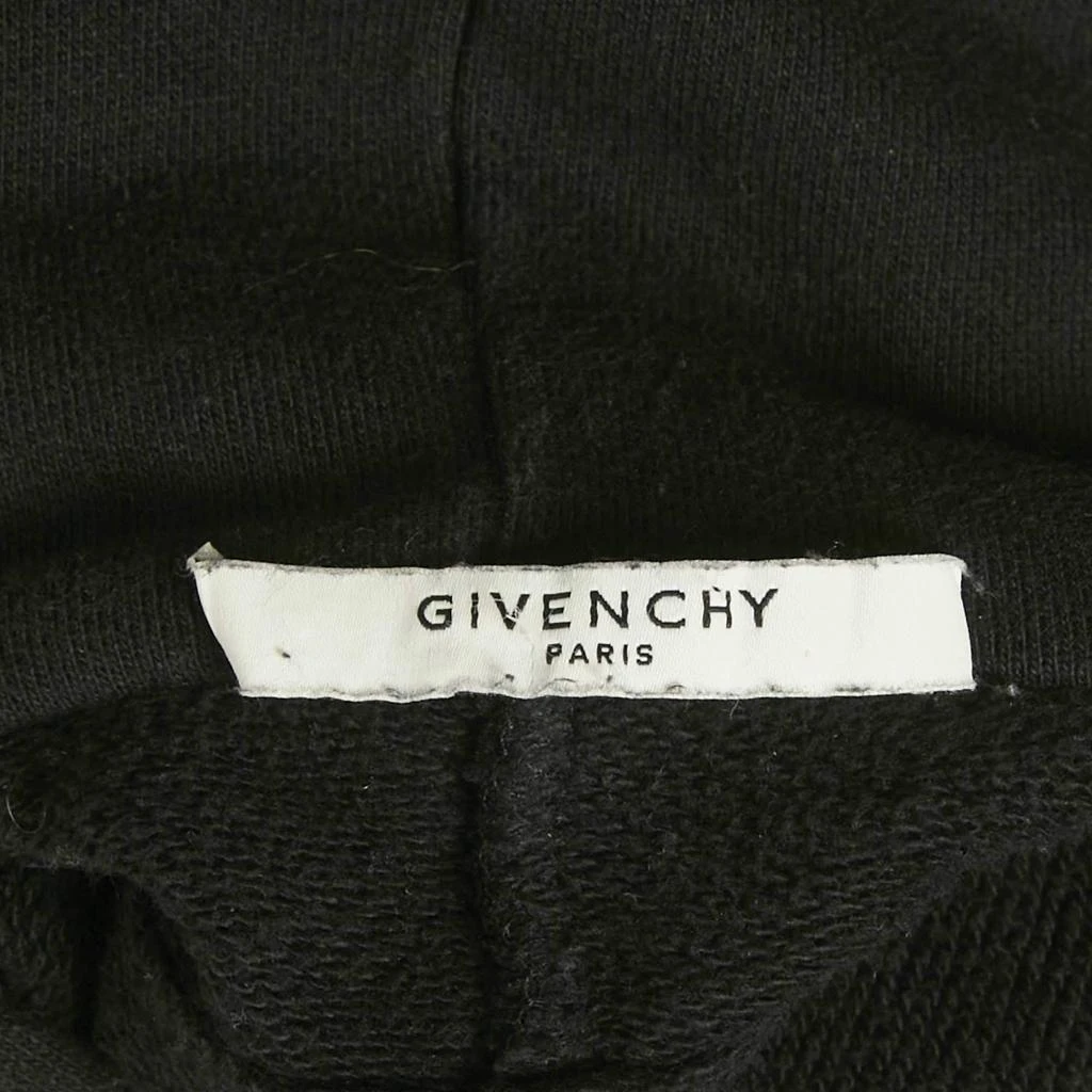 Givenchy Givenchy Black Printed Cotton Hooded Sweatshirt M 4