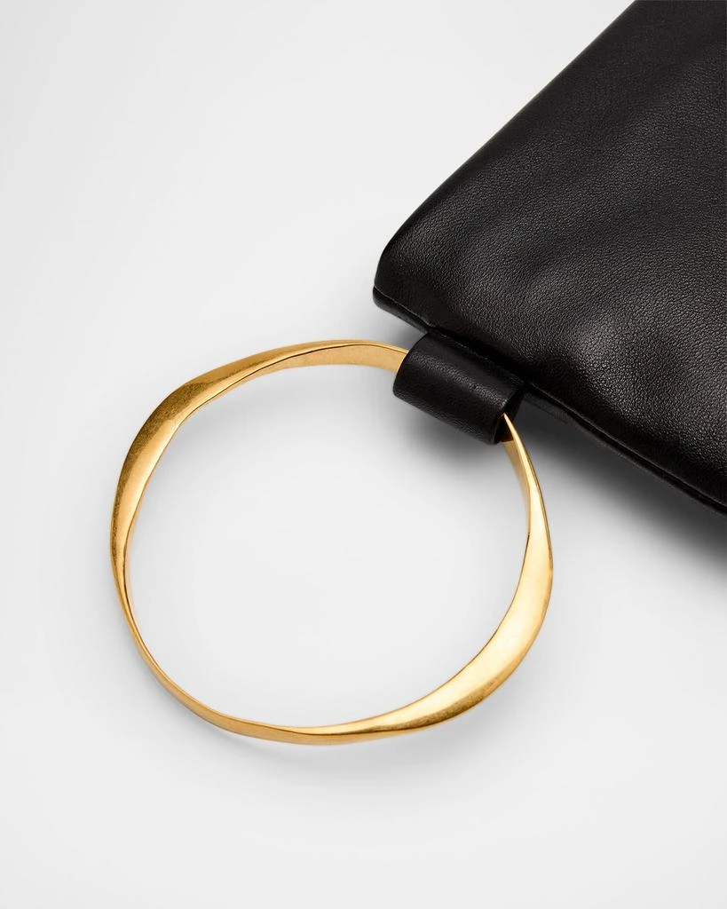 The Row Geo Bracelet Clutch Bag in Napa Leather 6