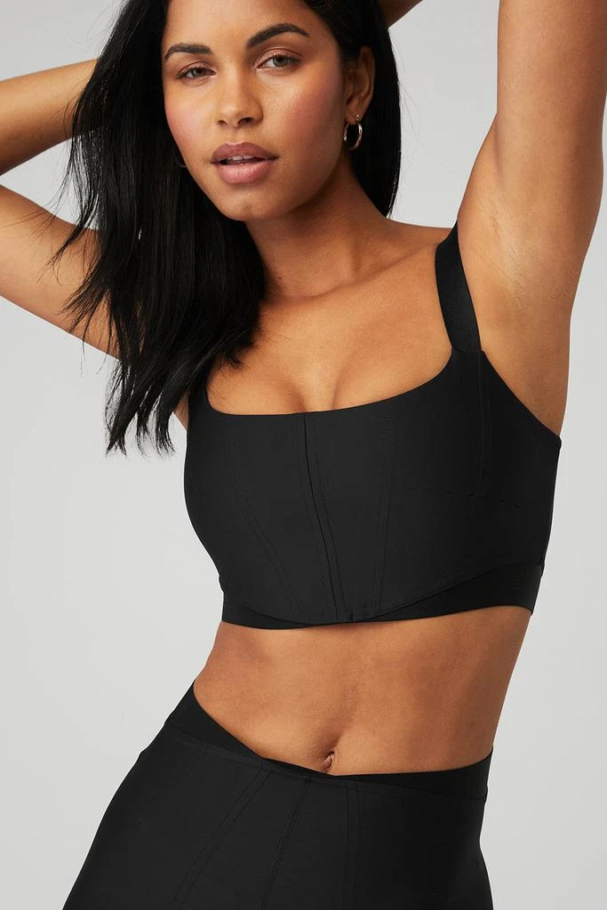 Alo Airlift Corset Bra - Black 4