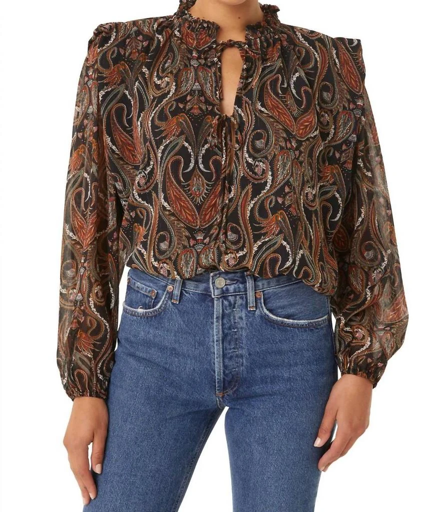 MISA Helena Top In Spartina Paisley 1