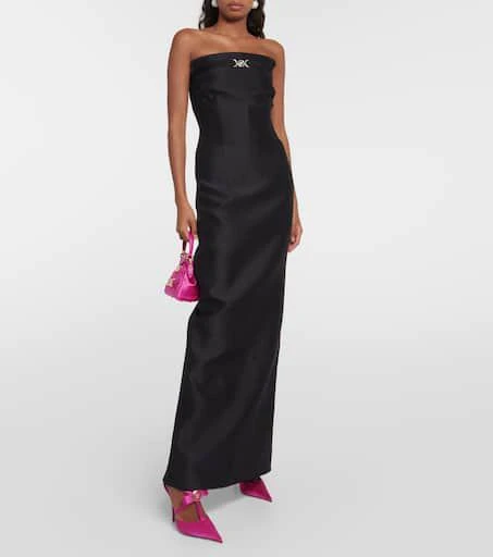 Versace Gianni bow-detail satin pumps 2