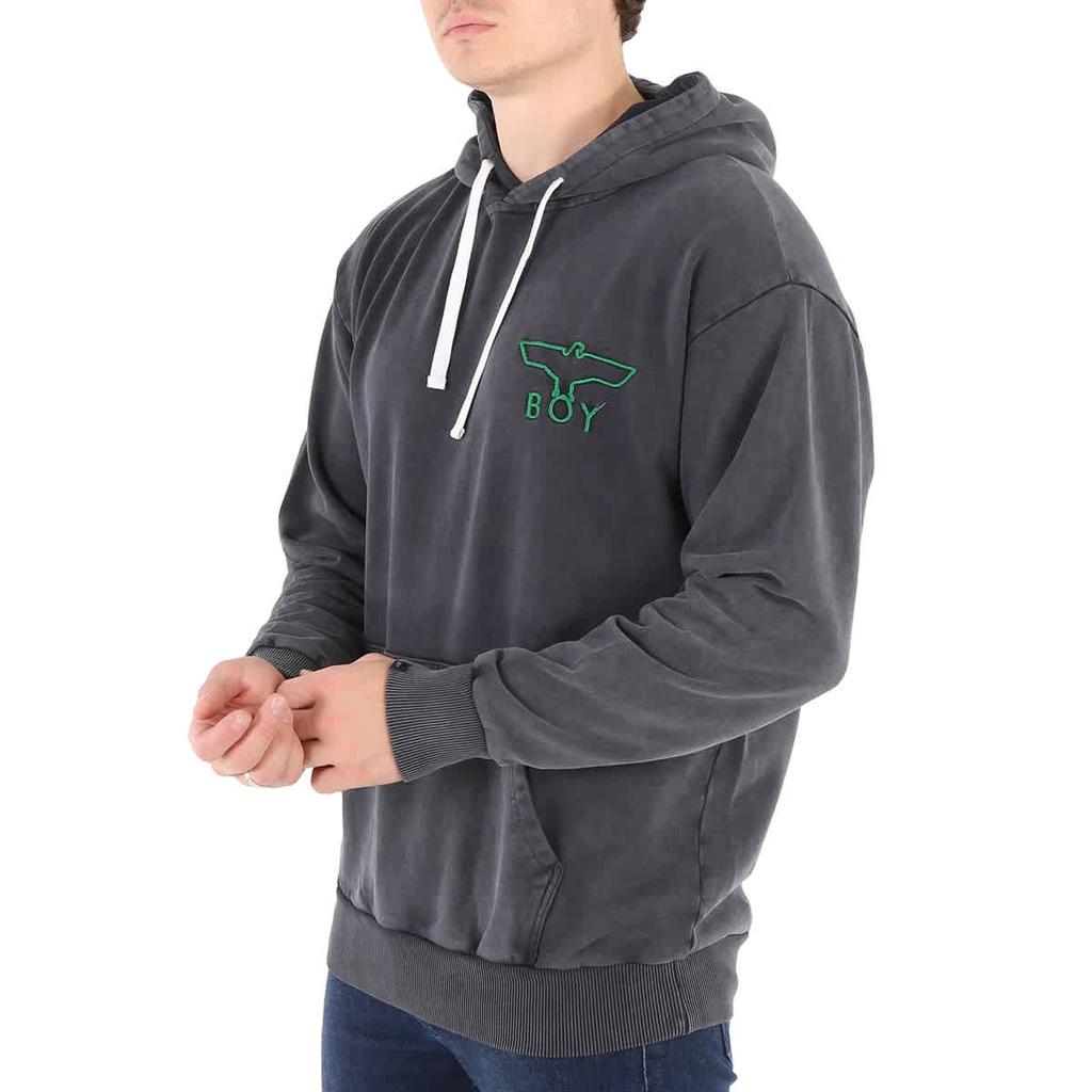 BOY LONDON Black Boy 3D Embroidered Hoodie