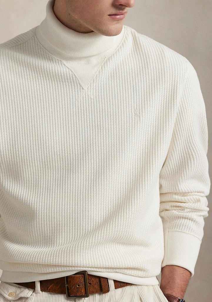 Ralph Lauren Waffle-Knit Fleece Turtleneck 3
