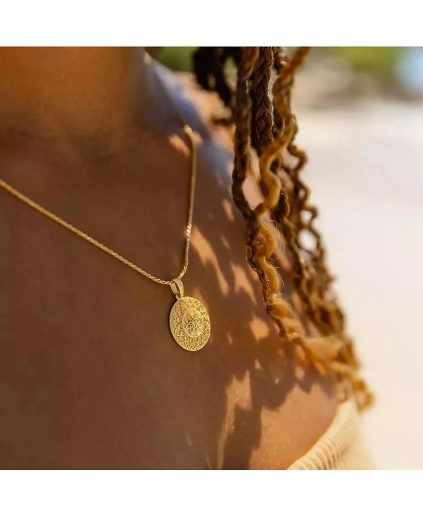 Mantra Am Strong And Powerful Necklace Gold / Original 3