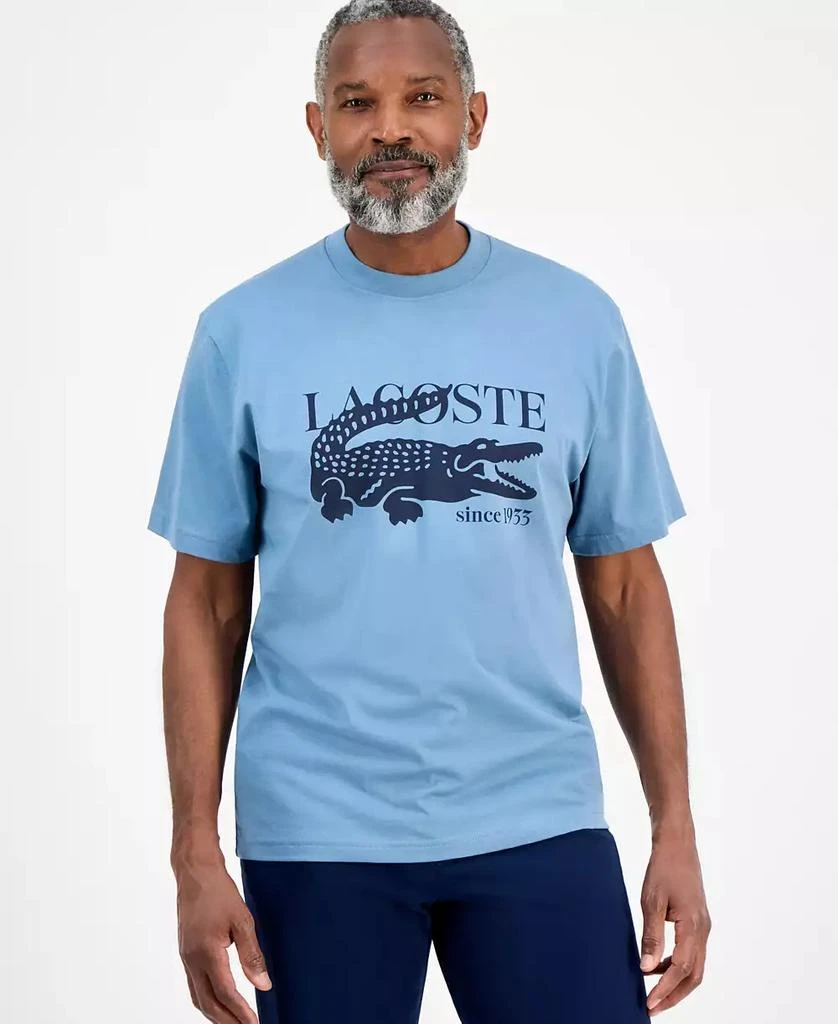 Lacoste Men's Classic-Fit Logo Crocodile Graphic T-Shirt 1