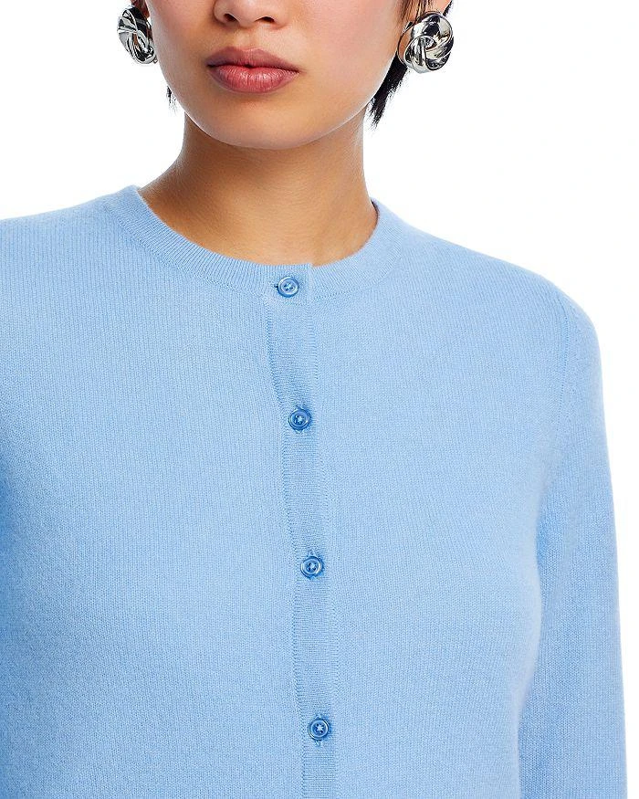 Bloomingdale's C by Bloomingdale's Crewneck Cashmere Cardigan - Exclusive 4