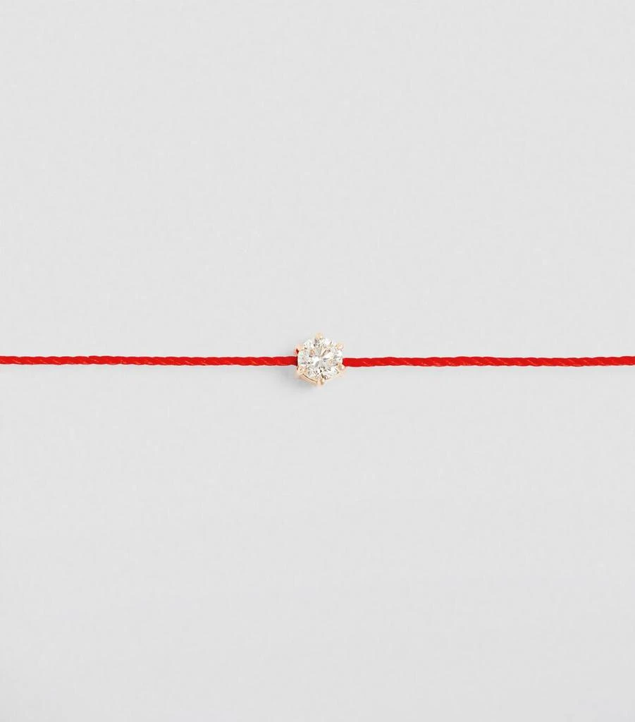 Redline Rose Gold and Diamond Absolu Thread Bracelet 3