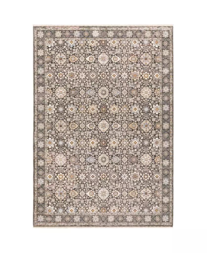 Oriental Weavers Maharaja 71W Gray and Ivory 2' x 3' Area Rug