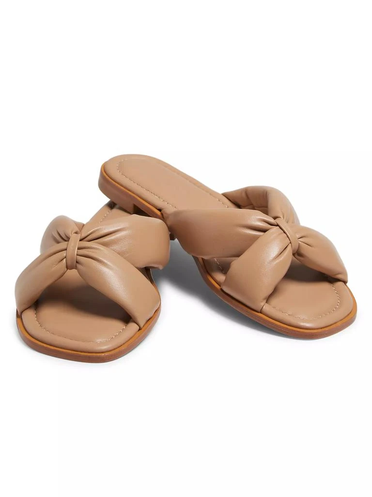 Schutz Fairy Padded Leather Sandals 6