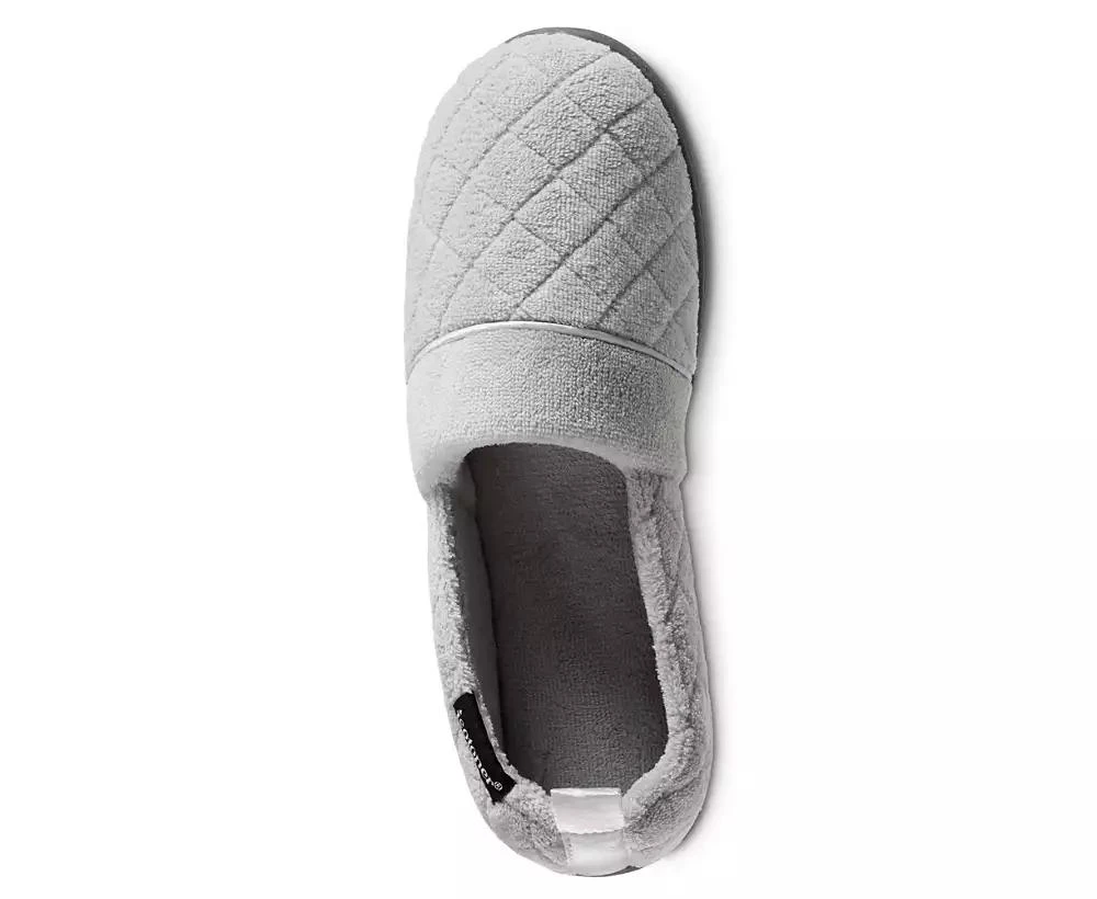 Isotoner Signature Quilted Memory Foam Microterry Slip On Slippers 4