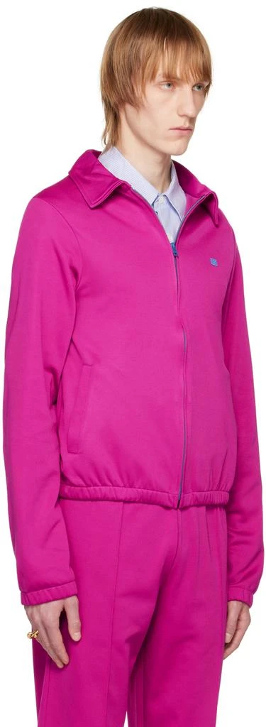 Acne Studios Pink Embroidered Track Jacket 2