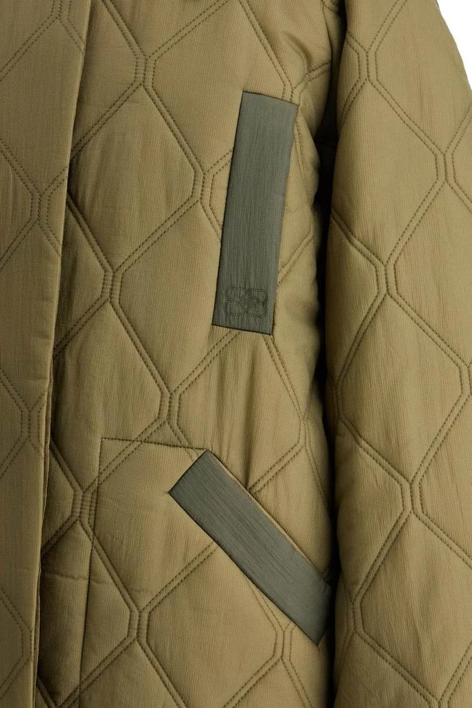 Ganni Ganni Mid-Length Quilted Coat 4
