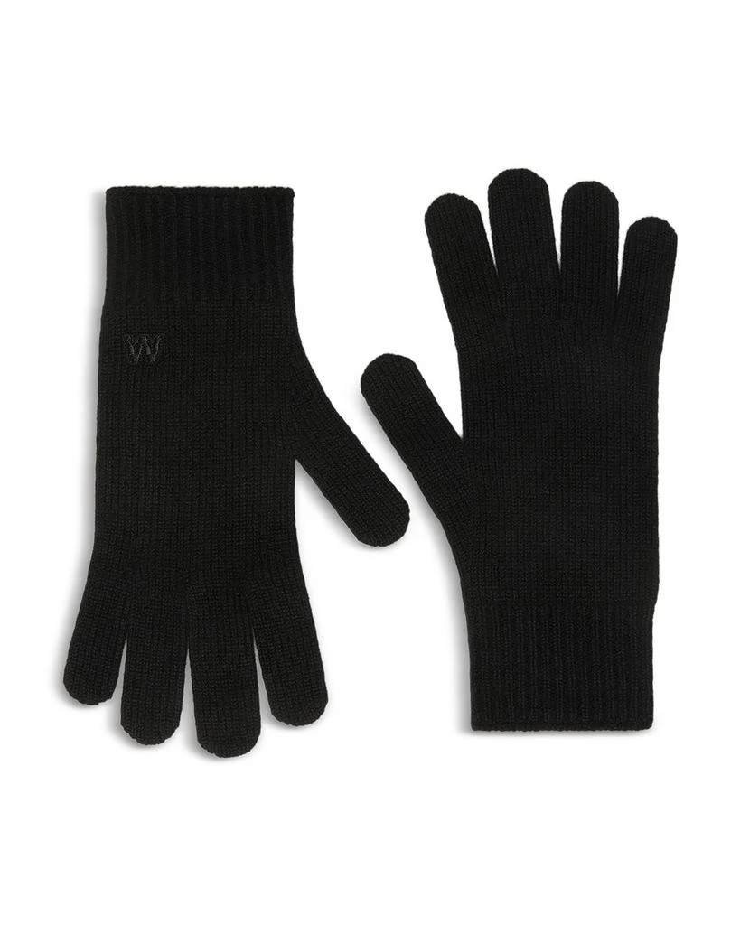 Weekend Max Mara Weekend Accessori 2 Lea Black Cashmere Gloves 1